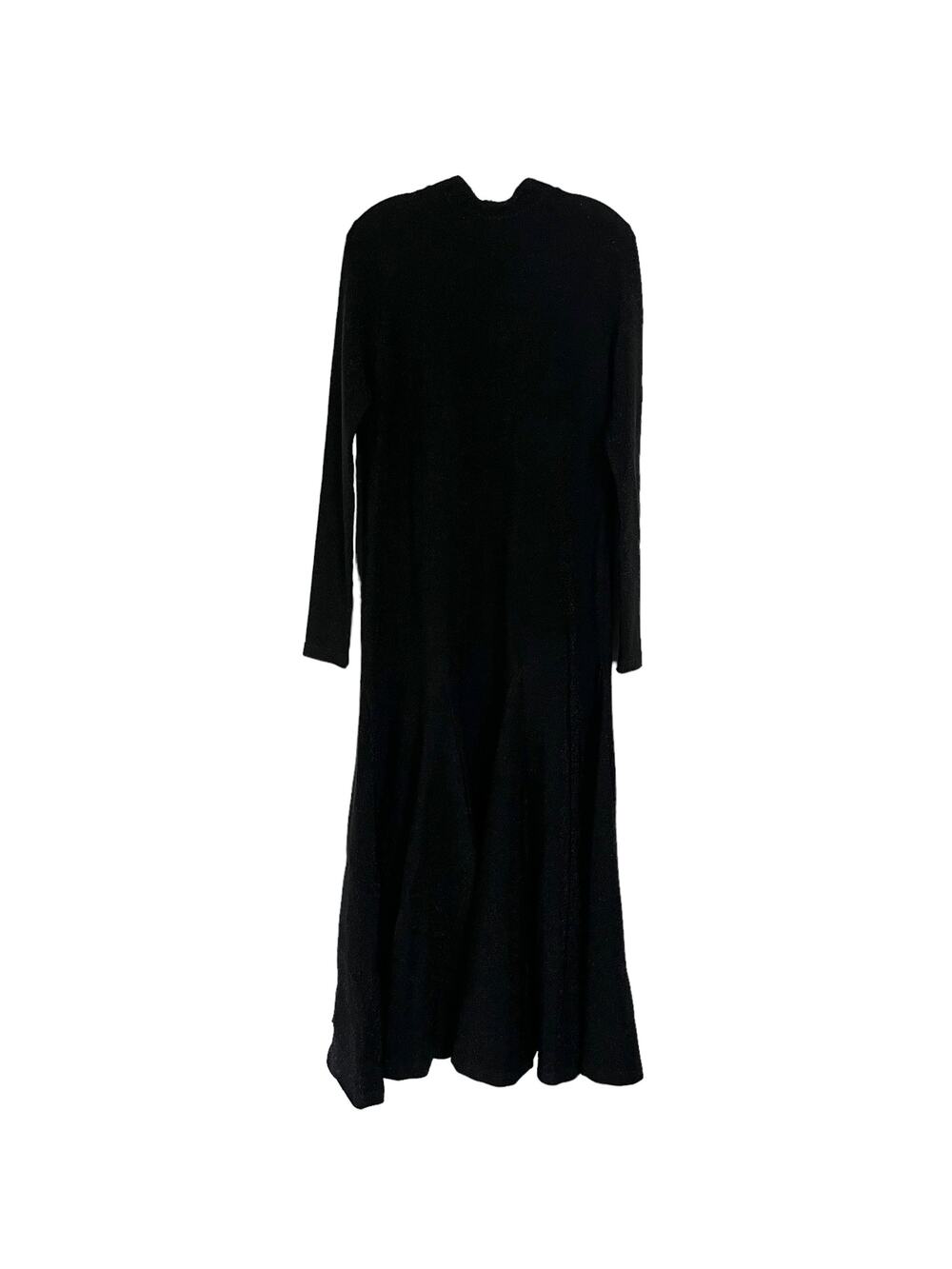 Ganni  Metallic Lurex  Print Long Sleeve High Neck Long Maxi Dress M
